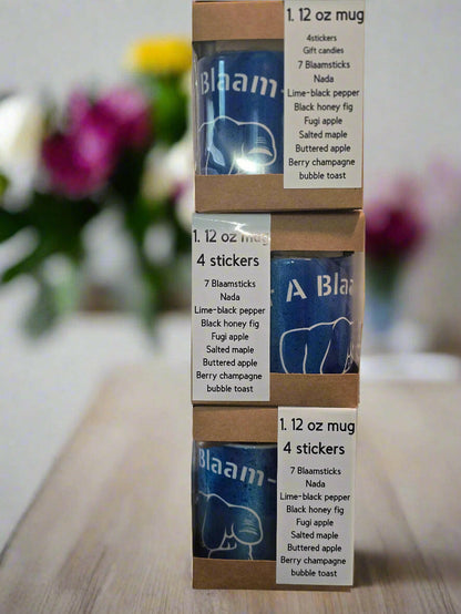 art desined boxed with mug inside