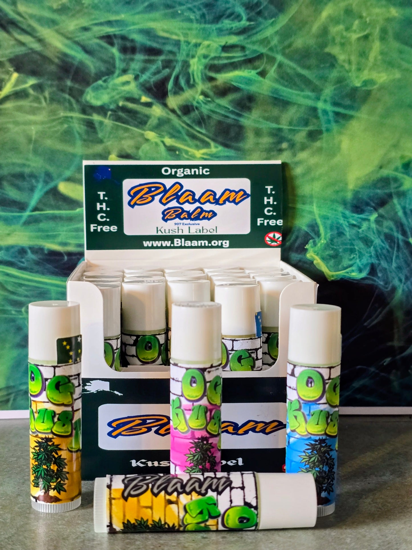 Thc free Organic Og. Kush Blaam balm Lip balm