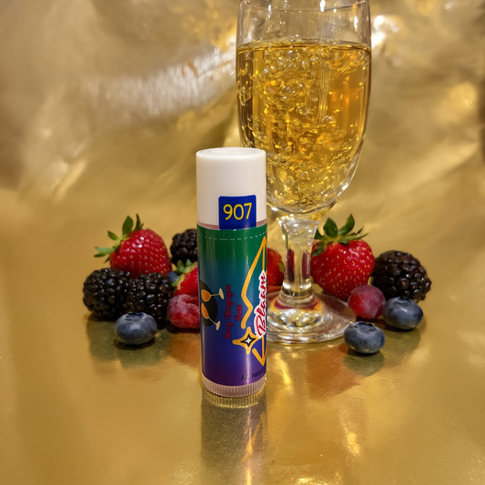 Organic Lip balm moisturizer Blaam balm: Berry Bubbly Champagne Toast