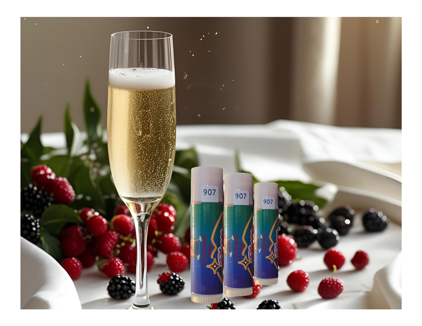 Champagne Berry toast