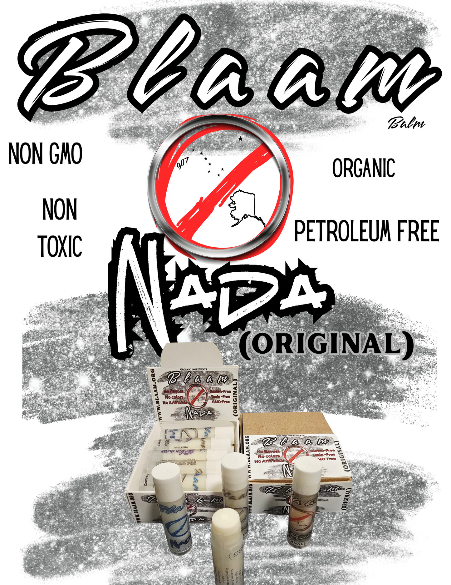 Nada Flavorless Organic Blaam Lip balm