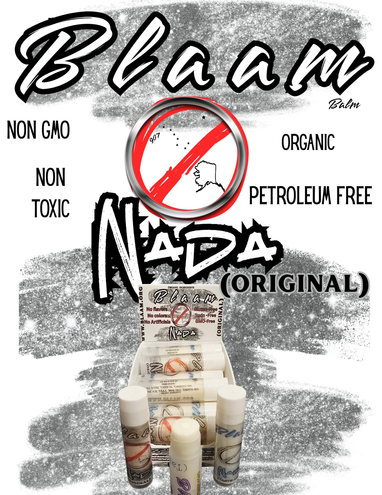 Nada Flavorless Organic Blaam Lip balm